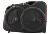VEVOR Bike Travel Case, Bicycle Travel Bag with EVA Hard Shell, Quick-Release Buckle, Dual Zipper, TSA Lock and Wheels, Black Bicycle Case for Airplane, Easy Transportation Bag for 700C Road Bike