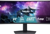 SAMSUNG 49″ Odyssey G9 (G95C) Series DQHD 1000R Curved Gaming Monitor, 240Hz, 1ms(GtG), DisplayHDR 1000, AMD FreeSync Premium Pro, Eye Saver Mode, Auto Source Switch+, LS49CG950ENXZA, 2024