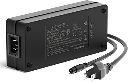 UL Listed 54.6V 3A Battery Ebike Charger Compatible with Super 73 Z/S/R-Series, 110V Fast Charging with 3 Pin Connection, Waterproof Power Adapter Compatible with Z Adventure, S2, RX