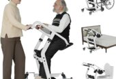 VOCIC Sit to Stand Lift, Patient Lift Chair Transport Unit with Wheels