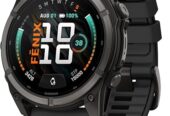 Garmin fēnix® 9, DLC Titanium, 51mm, Carbon Gray/Black AMOLED Display, Premium Multisport GPS Smartwatch, Durable & Lightweight Titanium Case