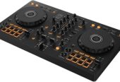 Pioneer DJ DDJ-FLX4 2-Channel DJ Controller, 16 Pads, Graphite Easy first mixes, 2-deck growth, Smart Fader, streaming-ready, mic input for livestreaming from one device
